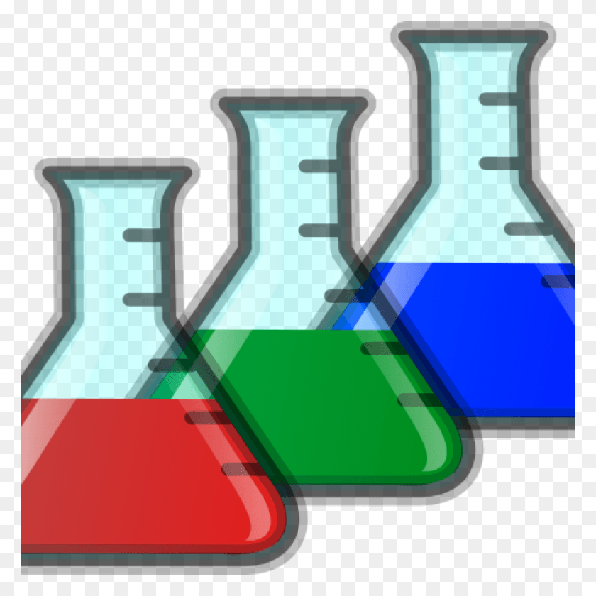 1024x1024 Клипарт Science Beaker Цветные Мензурки В Векторной Пробирке Clker Химические Стаканы Клипарт, Ваза, Банка, Керамика Hd Png Скачать