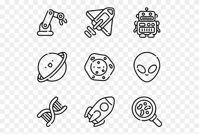 529x505 Science Fiction Skincare Icons, Gray, World Of Warcraft HD PNG Download