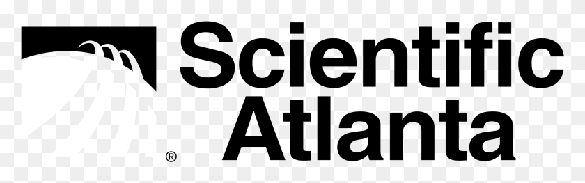2191x573 Логотип Scientific Atlanta Черно-Белый Scientific Atlanta, Серый, World Of Warcraft Hd Png Скачать