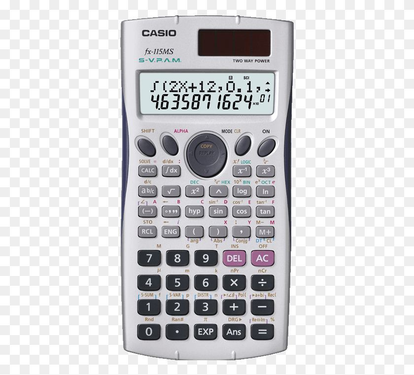 353x701 Scientific Calculator Image Casio Fx, Mobile Phone, Phone, Electronics HD PNG Download