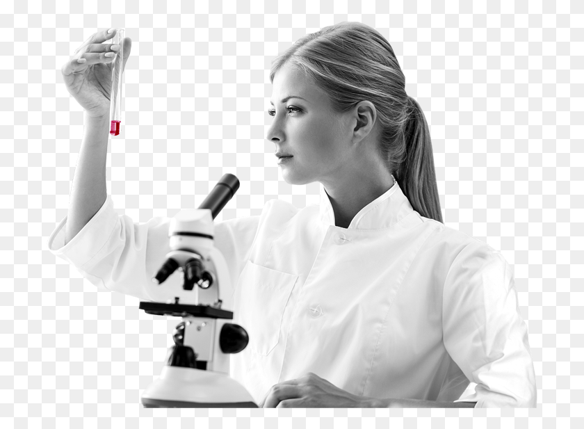 706x557 Scientist Portable Network Graphics, Person, Human, Microscope HD PNG Download