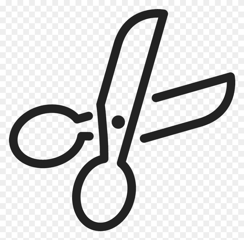 801x788 Scissor Icon Rubber Stamp Scissor Icon, Weapon, Weaponry, Blade HD PNG Download