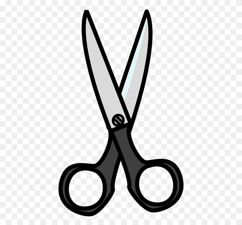 434x720 Scissors Clipart No Background, Blade, Weapon, Weaponry HD PNG Download