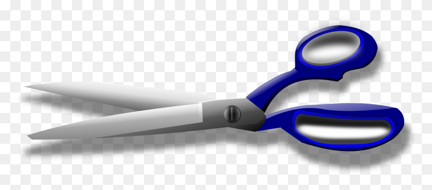 2384x948 Scissors Computer Icons Hair Cutting Shears Tijera, Blade, Weapon, Weaponry HD PNG Download
