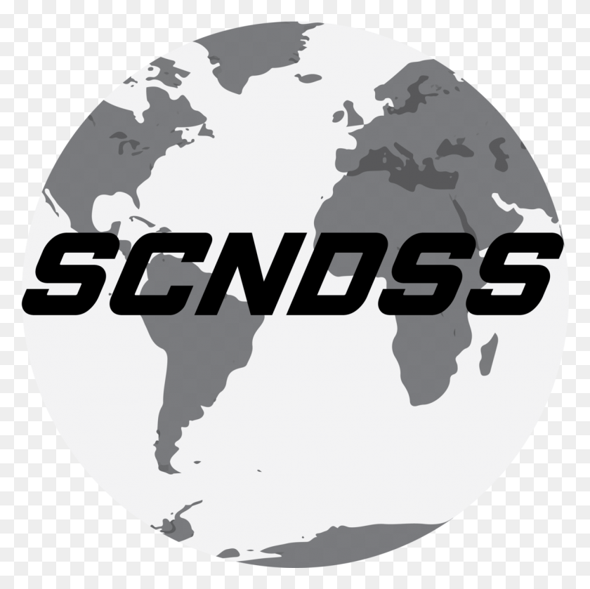 1184x1183 Scndss Globe Logo Black White V1556433474 Crimea Netflix, Word, Sphere, Outer Space HD PNG Download