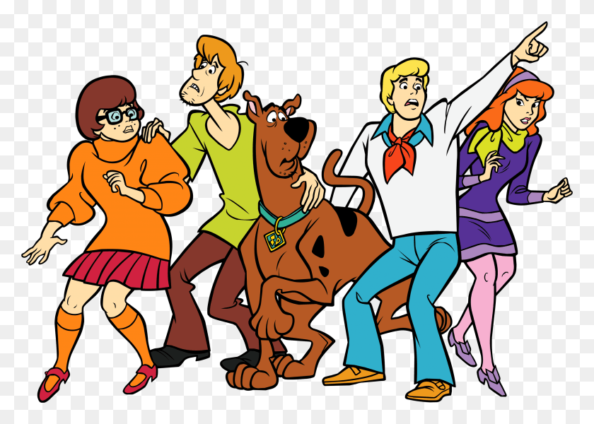 3714x2575 Scooby Doo, Person, Human, People HD PNG Download