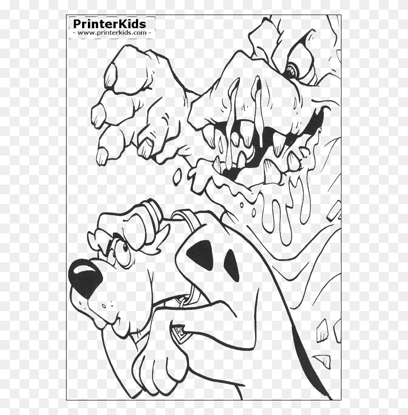 567x794 Scooby Doo Coloring Sheet Coloring Book, Doodle HD PNG Download