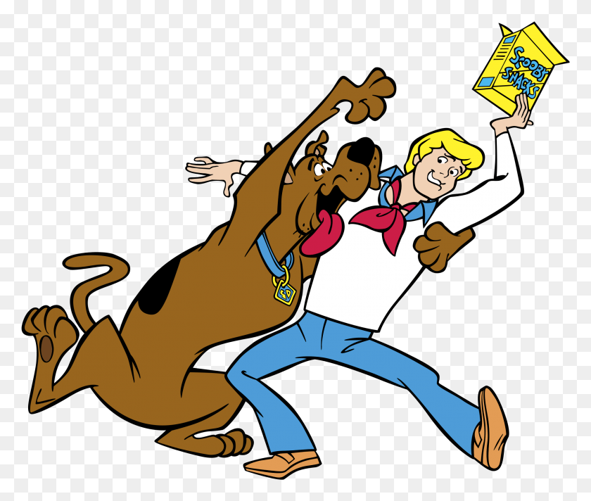 2191x1833 Scooby Doo Logo Black And White Scooby Doo And Fred, Person, Human, People HD PNG Download