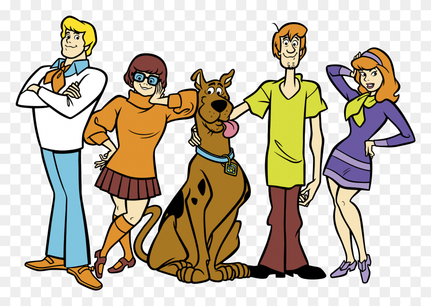 2191x1511 Scooby Doo Logo Transparent Scooby Doo, Person, Human, People HD PNG Download