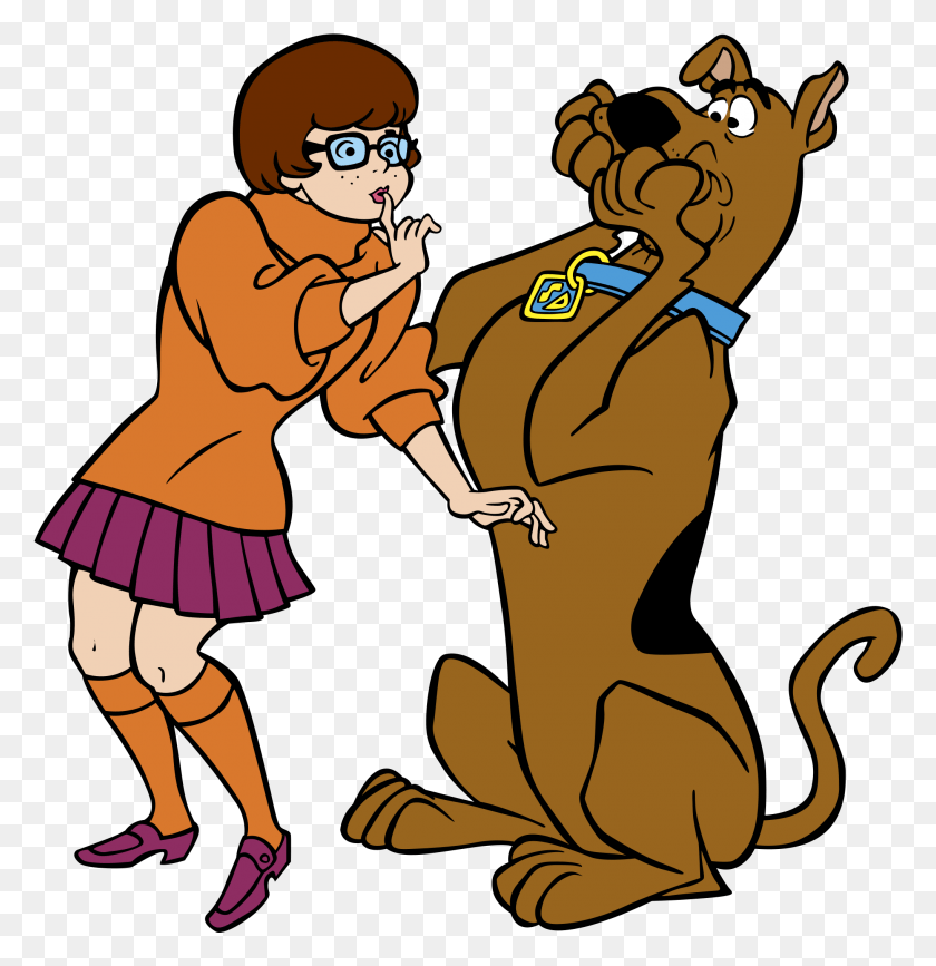 2037x2109 Scooby Doo Logo Transparent Velma And Scooby Doo, Person, Human, Hand HD PNG Download