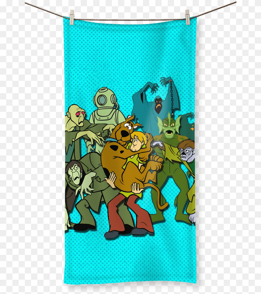 682x946 Scooby Doo Monsters Sublimation All Over Towel Scooby Doo Pop Socket, Baby, Person, Face, Head PNG