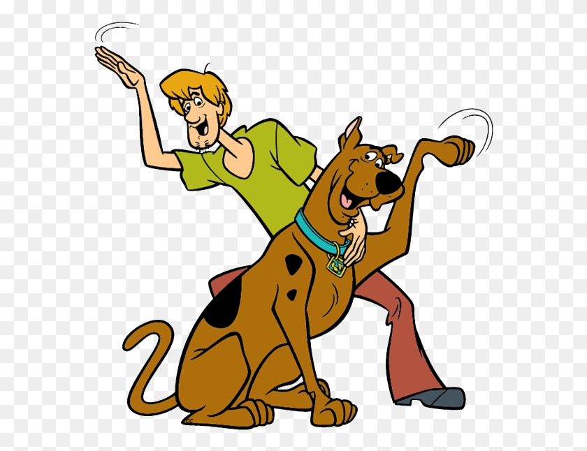572x586 Scooby Doo Scooby Doo And Shaggy Clipart Transparent Scooby Doo Y Shaggy, Person, People, Mammal HD PNG Download