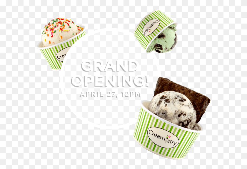 Scooping Free Ice Cream From 12pm 2pm So Grab Gelato, Cream, Dessert, Food HD PNG Download