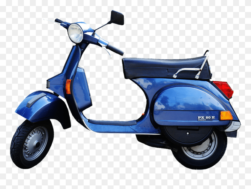 812x596 Scooter Vespa, Motorcycle, Vehicle, Transportation HD PNG Download