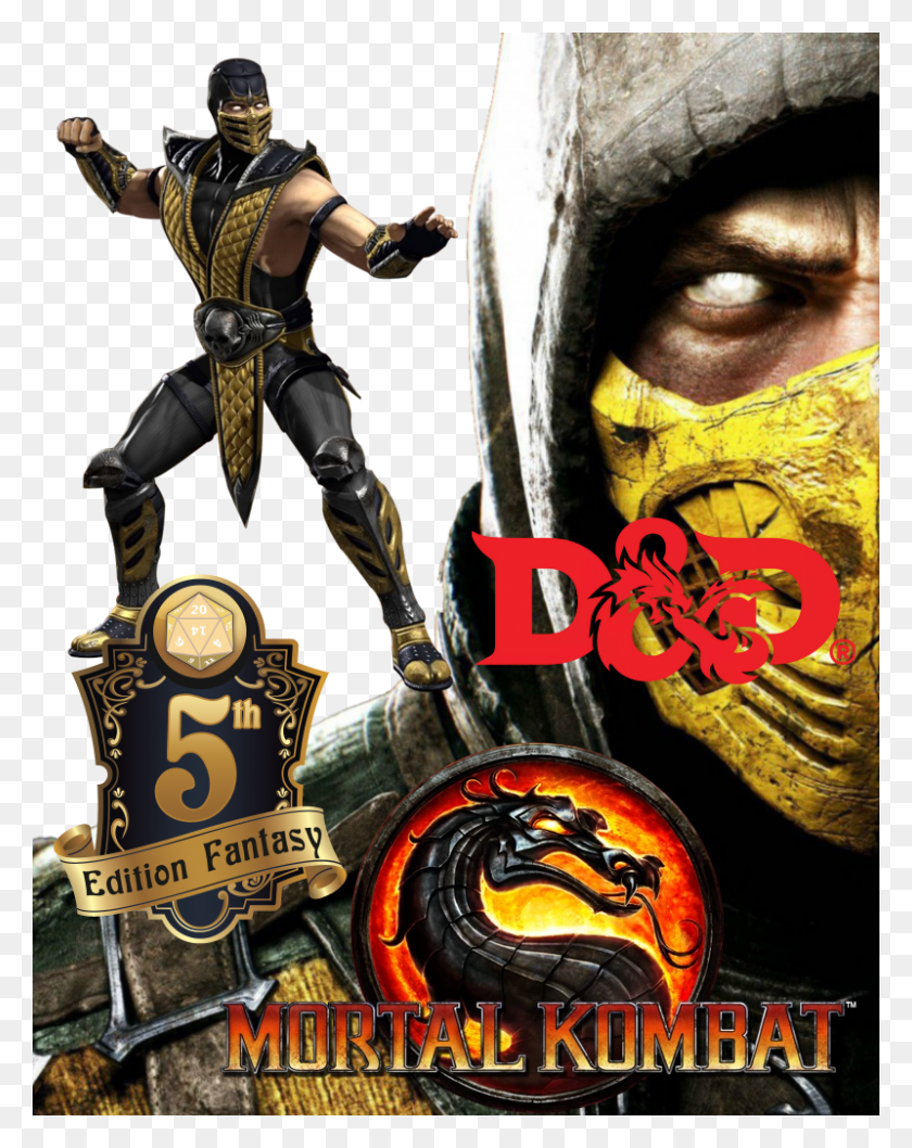 800x1024 Scorpion Dnd 5e Mortal Kombat Mortal Kombat Characters Scorpion, Poster, Advertisement, Person HD PNG Download