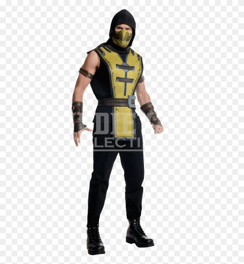 462x846 Скорпион Mortal Kombat Disfraz, Человек, Человек, Одежда Hd Png Скачать