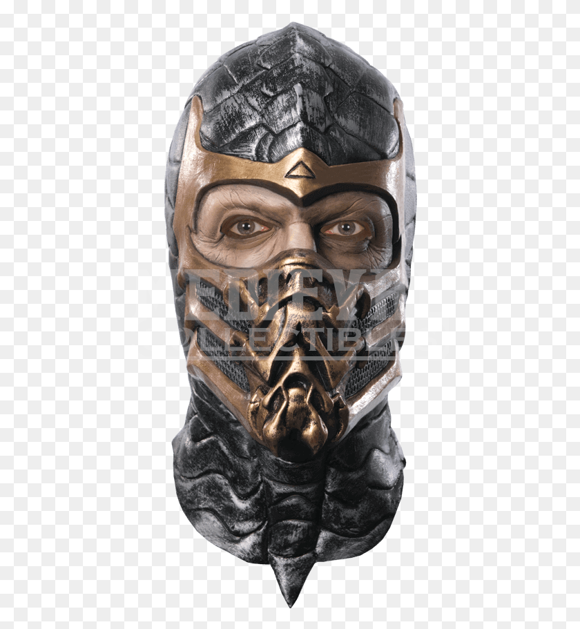 462x851 Scorpion Mortal Kombat Mascara, Clothing, Apparel, Helmet HD PNG Download