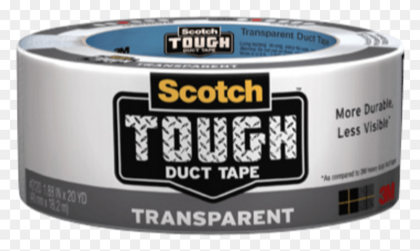 787x447 Scotch Tough Duct Tape Transparent Clear Duct Tape Scotch, Label, Text, Vehicle Descargar Hd Png