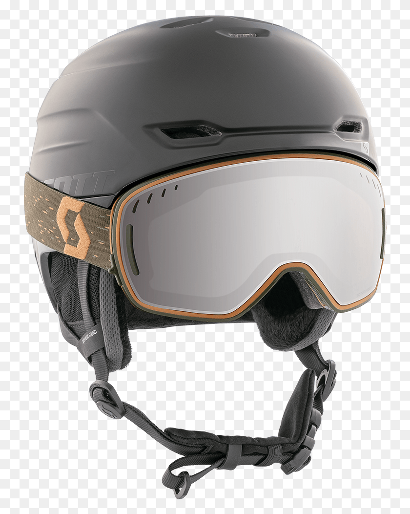 744x992 Scott Lcg Goggle 2018 19 Scott Chase 2 Helmet, Clothing, Apparel, Crash Helmet HD PNG Download