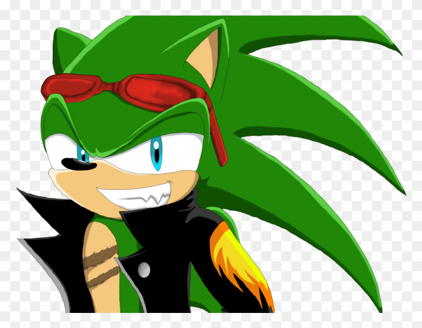 894x680 Scourge The Hedgehog Smile, Green, Elf, Graphics HD PNG Download