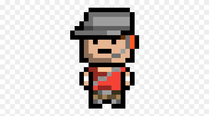 278x408 Descargar Png Scout Pixel Art, Graphics, Alfombra Hd Png