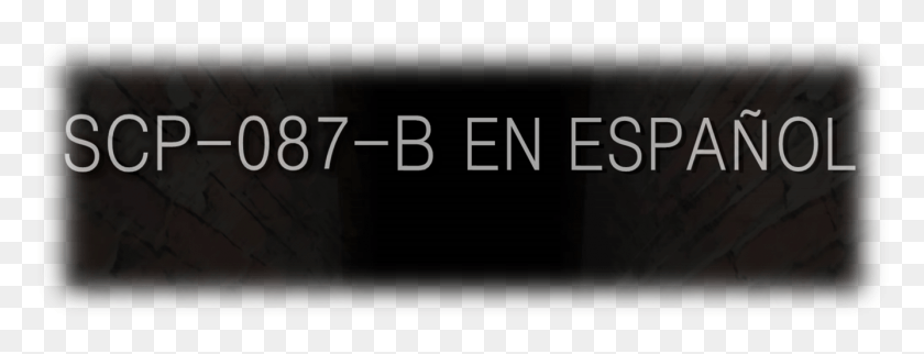 1335x449 Scp 087 B Darkness, Text, Clothing, Apparel HD PNG Download