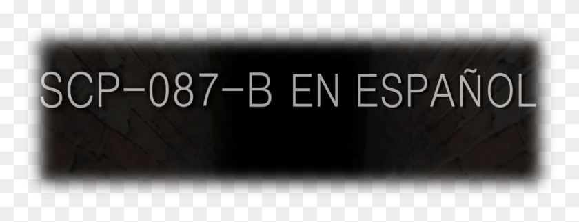 1335x449 Descargar Png / Scp 087 B Oscuridad, Texto, Ropa, Vestimenta Hd Png