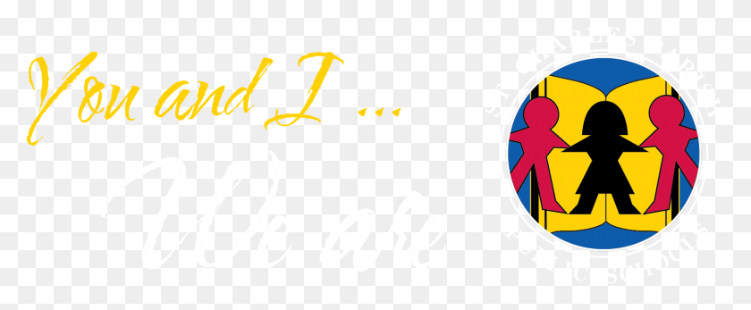 1500x552 Scpps Yi Circle 4 Color Logo Желтый Белый Логотип Государственной Школы Прихода Святого Чарльза, Текст, Почерк, Каллиграфия Png Скачать