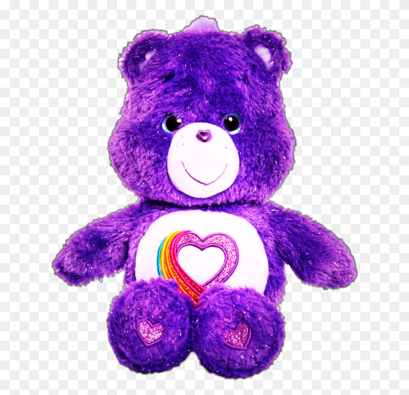 631x751 Scpurple Purple Carebear Bear Cute, Toy, Teddy Bear, Plush HD PNG Download