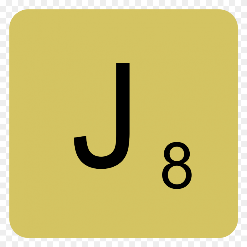 951x951 Scrabble Letter J Les Lettres Du Scrabble, Number, Symbol, Text HD PNG Download