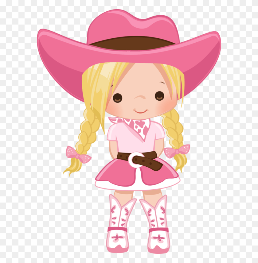 600x797 Scrap Cute Cowgirl Clipart, Clothing, Apparel, Toy HD PNG Download