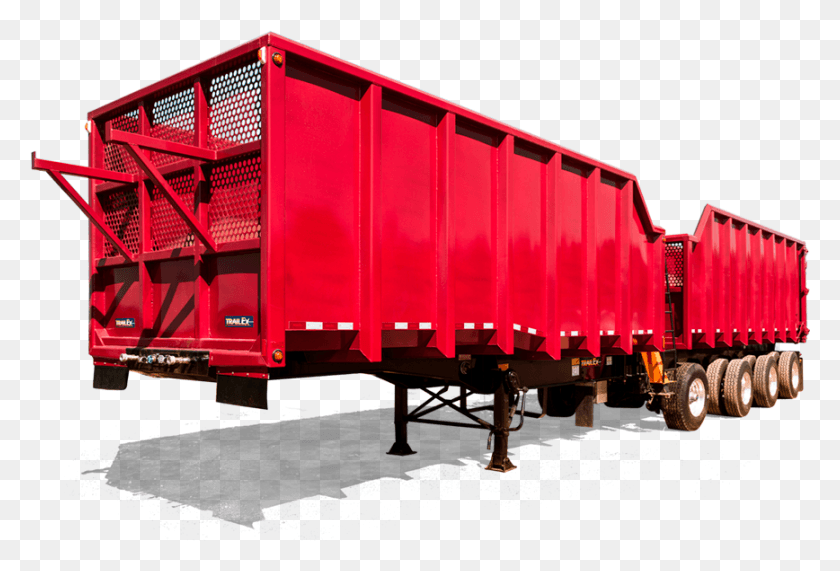 868x569 Scrap Metal Semitrailers Trailer Truck, Shipping Container, Vehicle, Transportation HD PNG Download