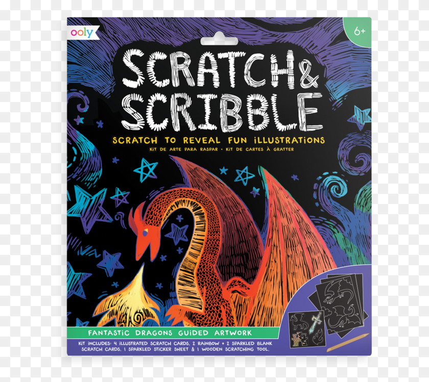 622x689 Scratch Amp Scribble Dragons Doodle, Плакат, Реклама, Флаер Png Скачать
