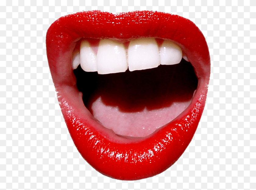 544x564 Scream Lips, Teeth, Mouth, Lip HD PNG Download