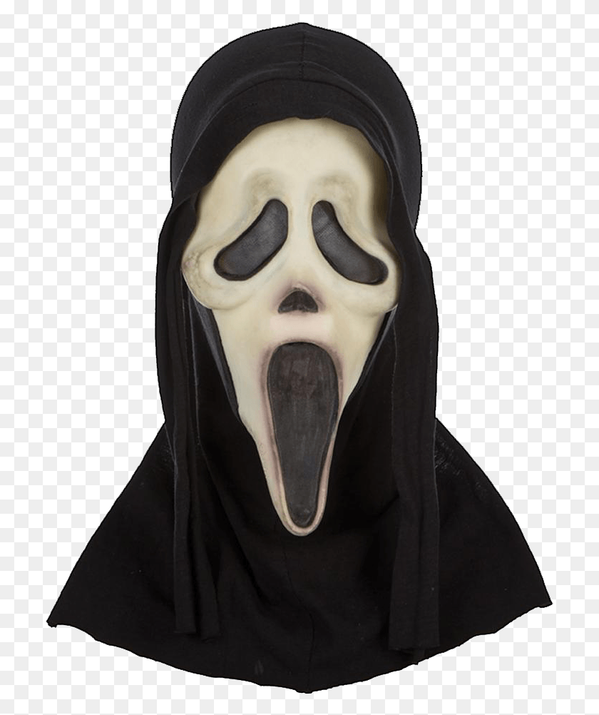 713x942 Scream Mask Ghostface Mask, Clothing, Apparel, Hood Descargar Hd Png