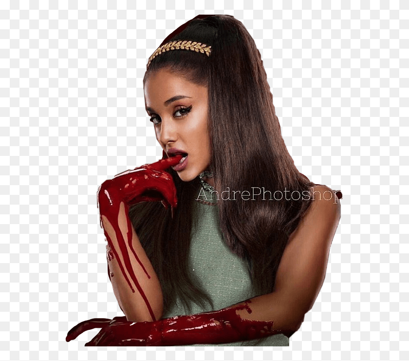571x681 Scream Queens Ariana Grande Scream Queens, Person, Human, Face HD PNG Download