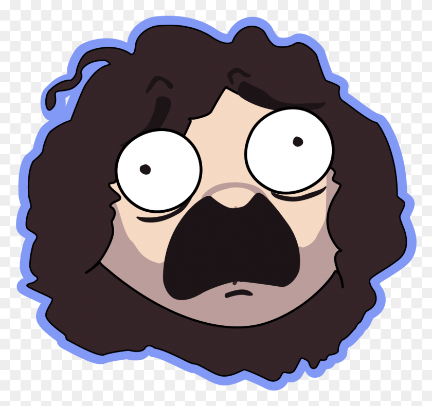 1126x1054 Screaming Game Grumps Danny Head, Mustache, Mask, Snout HD PNG Download