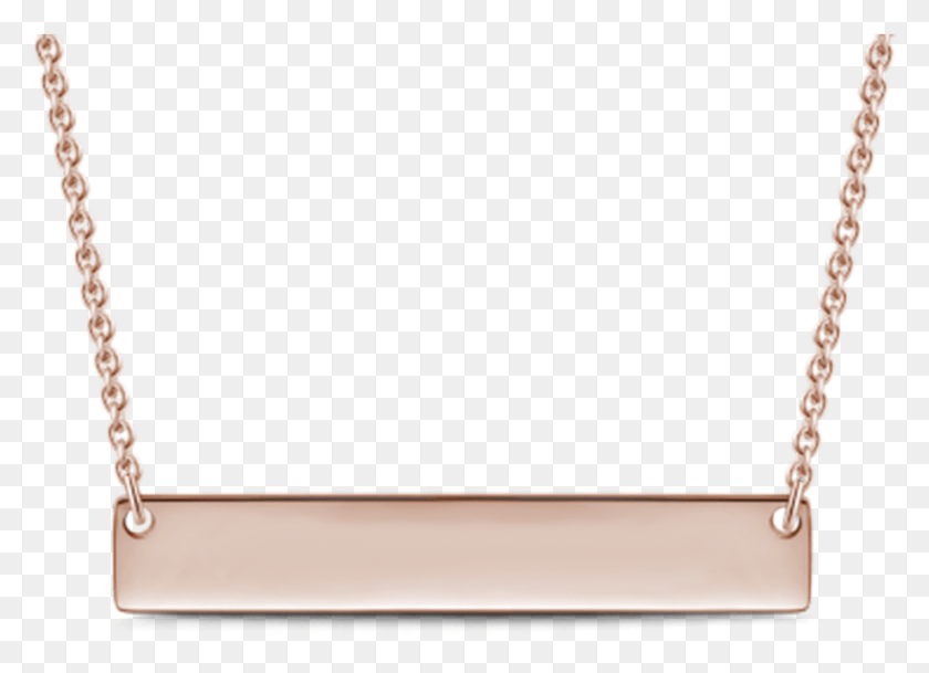 921x649 Script Personalized Engravable Bar Necklace Rose Gold, Weapon, Weaponry, Tabletop Descargar Hd Png