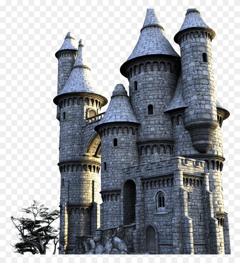979x1080 Scroll Down Castle, Spire, Tower, Architecture HD PNG Download