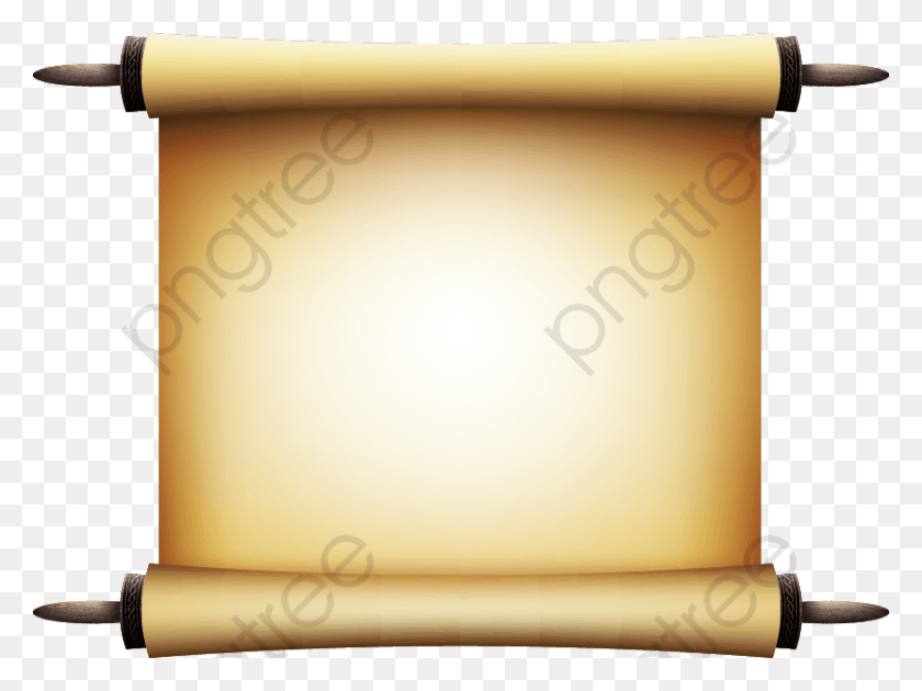 810x592 Scroll Paper Stylus, Lamp HD PNG Download