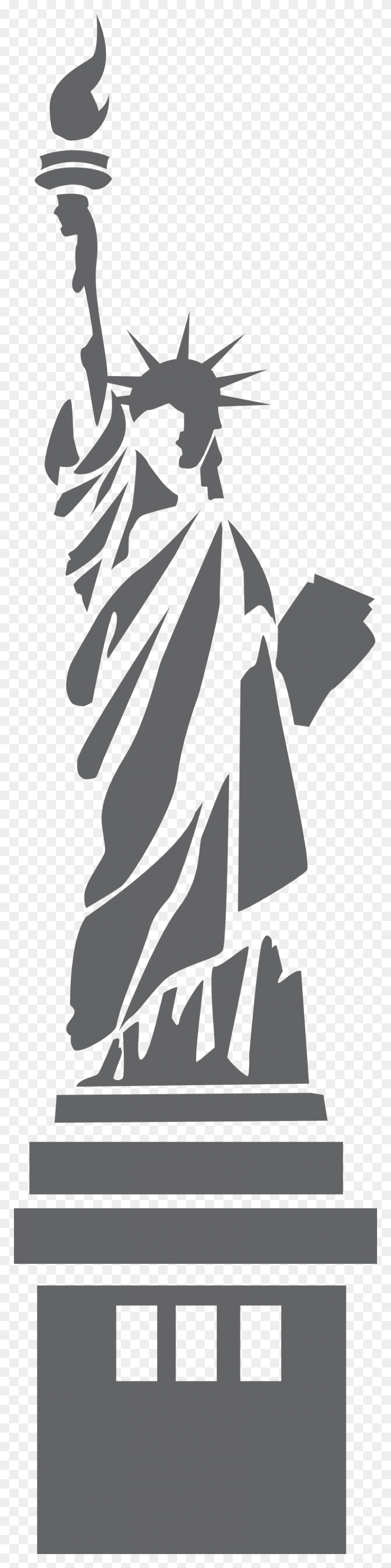 800x3396 Scroll Saw Patterns Stencil Patterns Silhouette Cameo Statue Of Liberty Transparent Background, Clothing, Apparel, Manga HD PNG Download