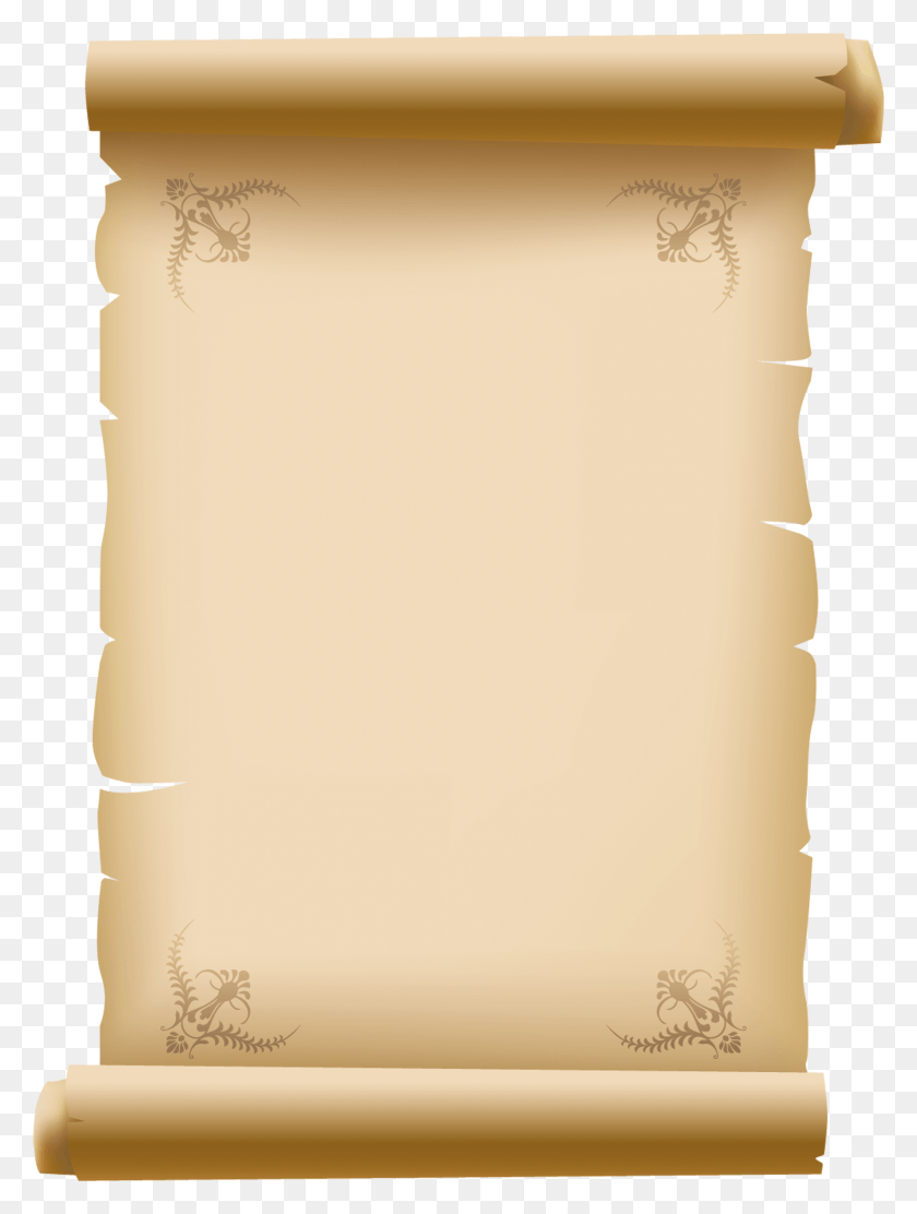 1653x2230 Scrolled Old Decorative Paper Clipart Picture Old Paper Vector, Scroll HD PNG Download
