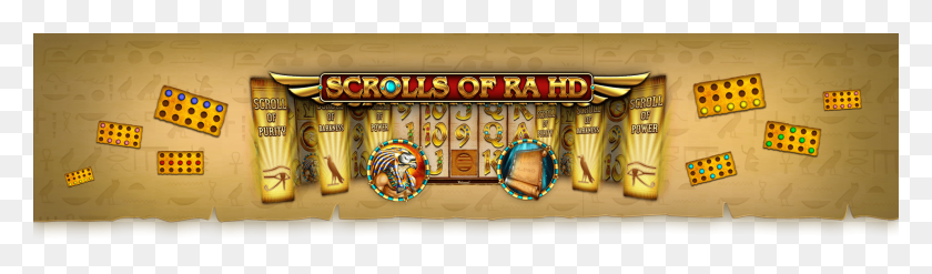 1920x462 Scrolls Of Ra Leaderboard Promotion Illustration, Game, Slot, Gambling HD PNG Download