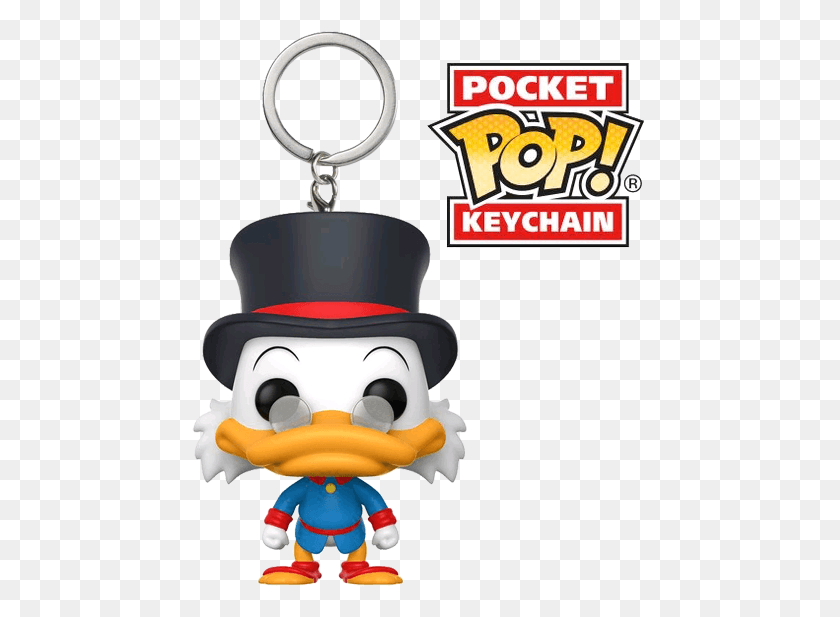 458x557 Descargar Png Scrooge Mcduck Pocket Pop Llavero Pop Ducktales, Toy, Super Mario, Mascot Hd Png