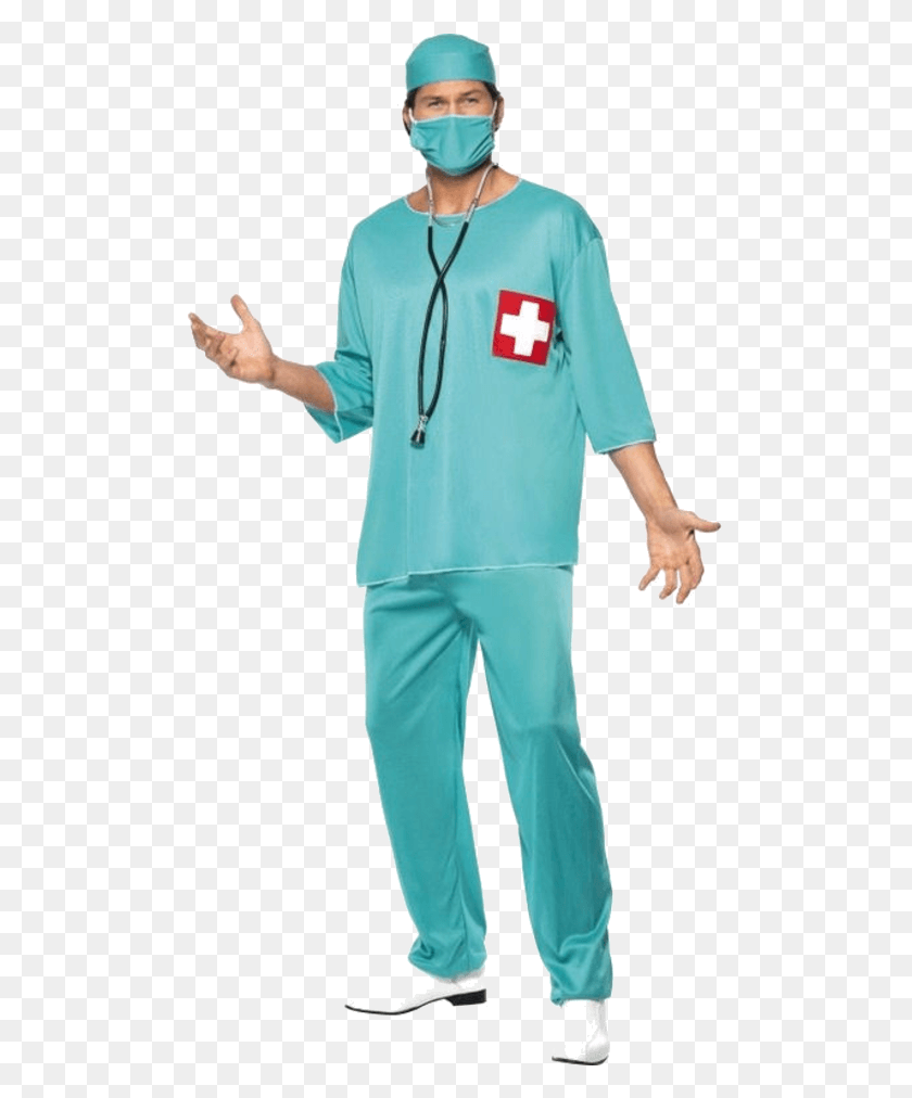 496x952 Scrubs Costume Paramedic Fancy Dress Adult, Person, Human, Doctor HD PNG Download