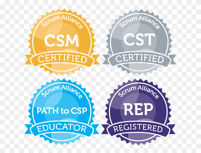 633x579 Scrum Alliance Csm Sessions Can Only Be Delivered Scrum Certified, Label, Text, Symbol HD PNG Download