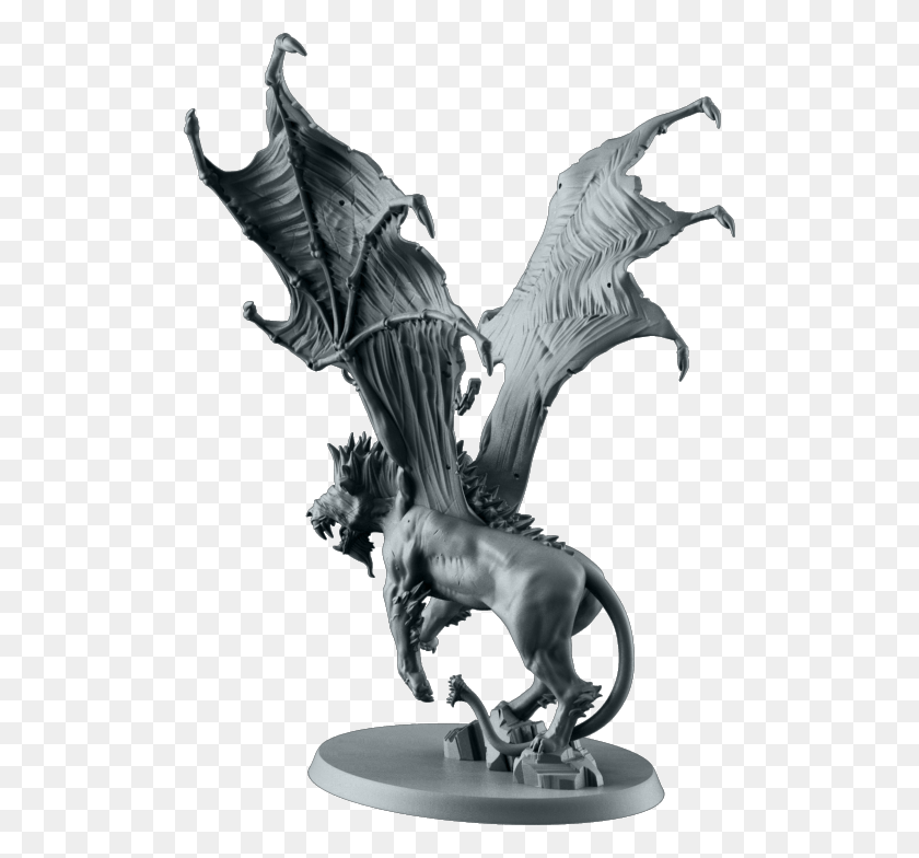 504x724 Sculpted By Aragorn Marks Statue, Sculpture, Dragon HD PNG Download