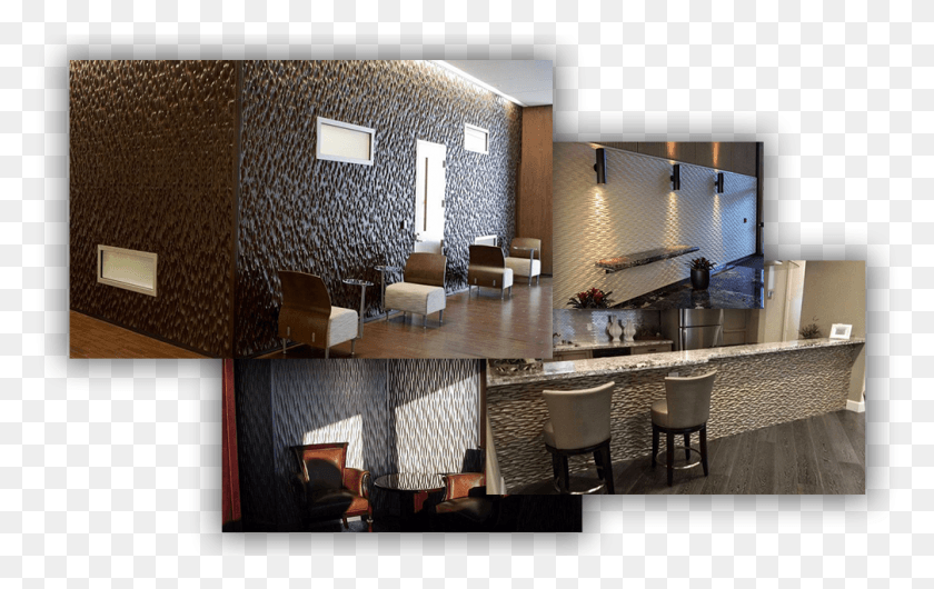 1007x607 Sculpted Wall Panels Interior Design, Chair, Furniture, Interior Design HD PNG Download