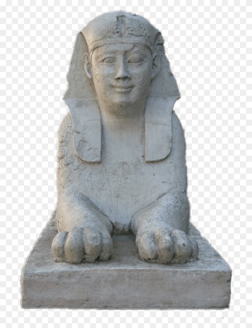 708x1036 Sculpture Egypt Sphinx Statue, Figurine, Archaeology HD PNG Download