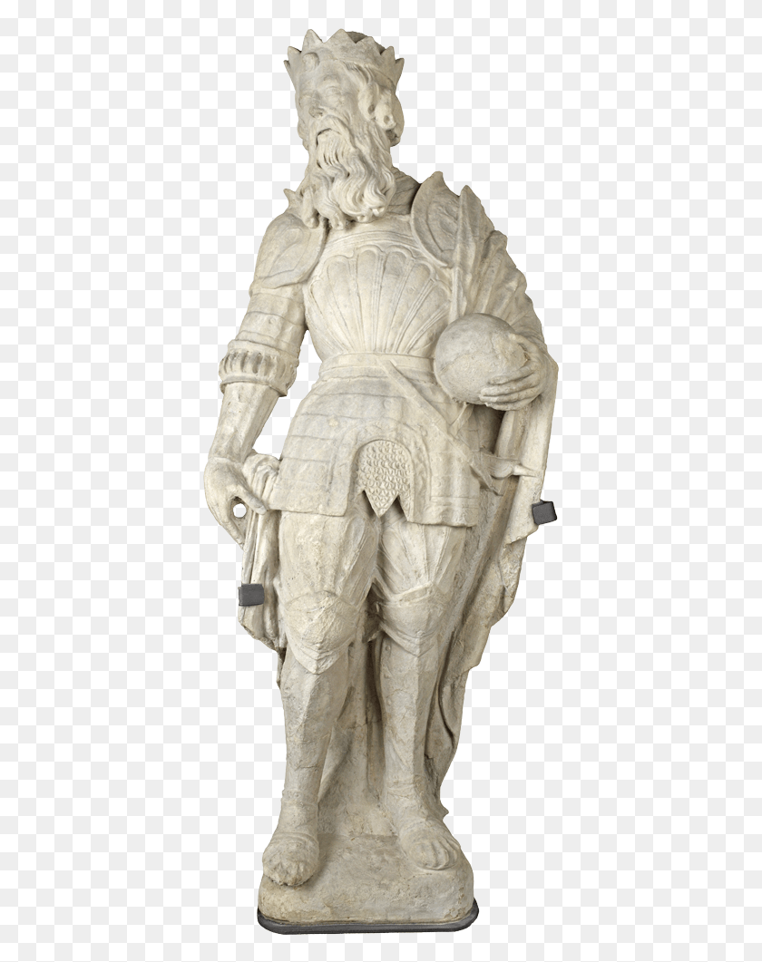 393x1001 Скульптура Статуя Царя Давида, Археология, Статуэтка Hd Png Скачать